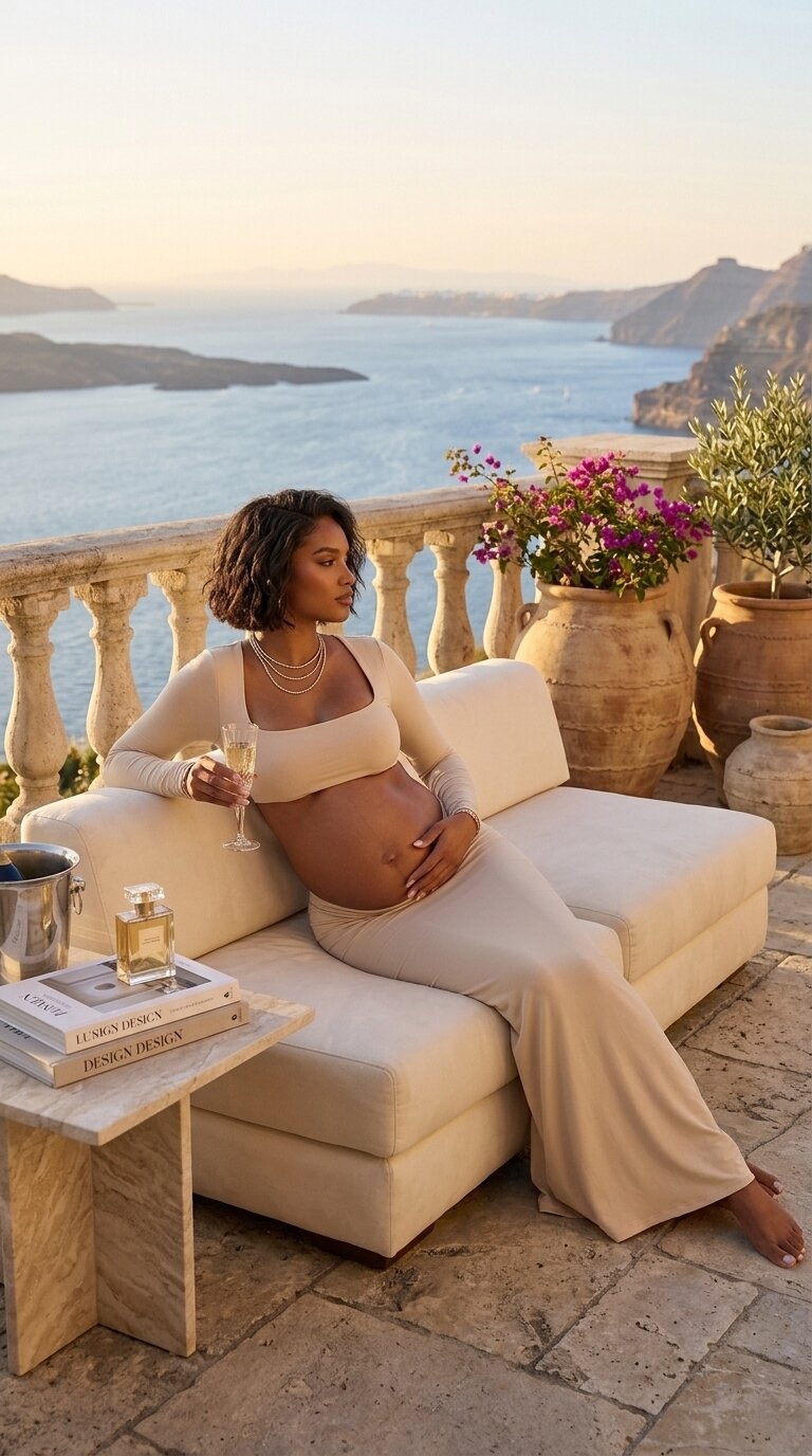 The Sandstone Cutout Maxi — sand modern maternity photoshoot dress hire in Melbourne